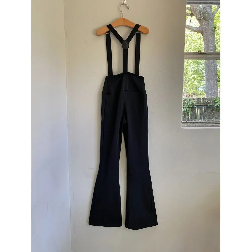 Balera black Pants with Suspenders - LC